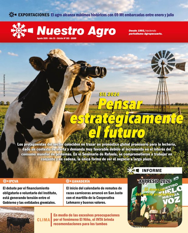 REVISTA NUESTRO AGRO AGOSTO 2026 N° 393